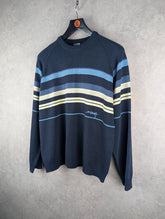 Billabong Jumper Mens Large L Navy Knitted Vintage Y2K Pullover Surfing